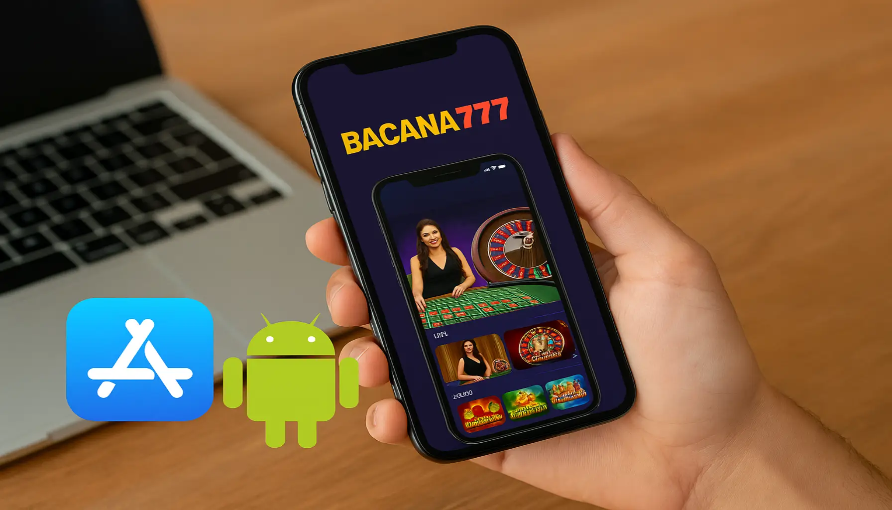 Baixar o BACANA777 Cassino App