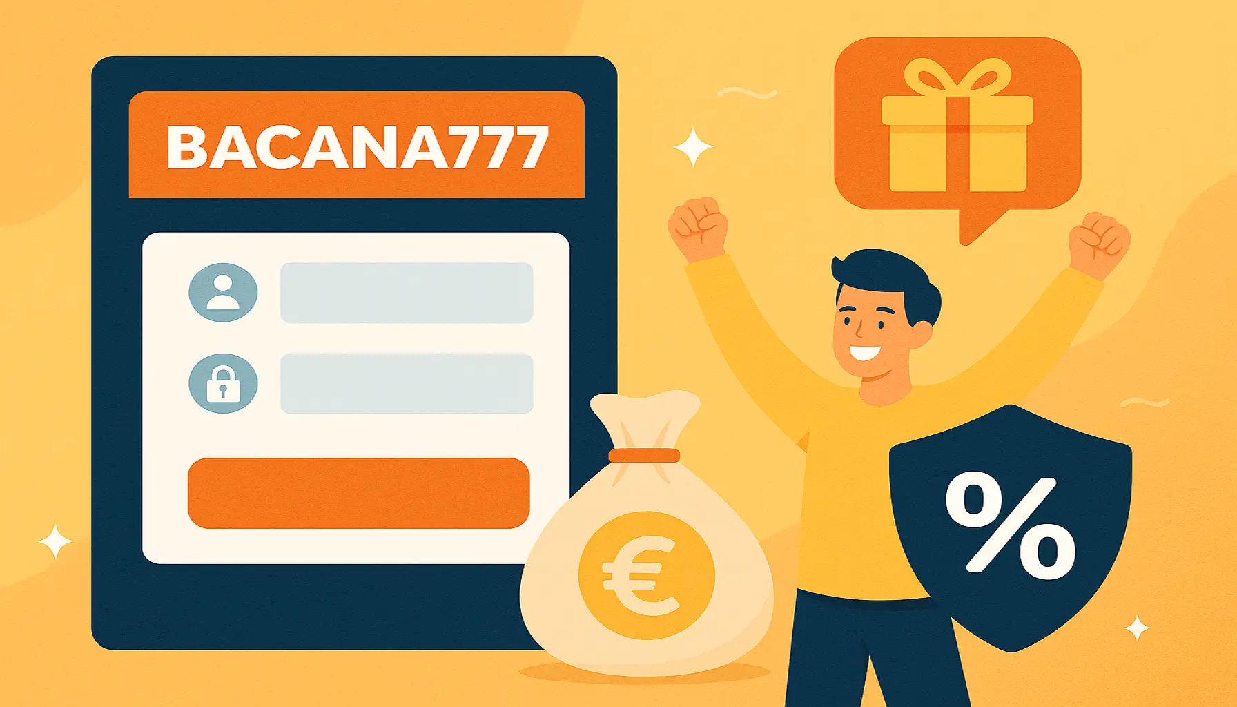 Criar uma nova Conta no plataforma BACANA777